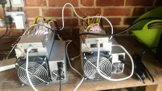 My 2 Antminer L3+ Setup