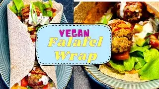 Easy Vegan Falafel Wrap