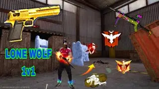 1V1 Lone Wolf Mode Full Gameplay Headshot Movement Desert Eagle 🦅🦅