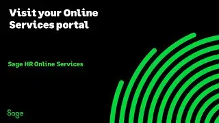 Sage HR Online Services - Visit your Online Services portal