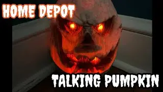 Talking Pumpkin by Home Depot 2023 🎃👻 - Demo/Review