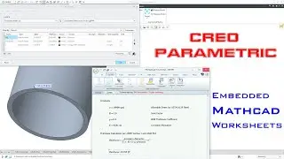 Creo Parametric - Embedded Mathcad Worksheets