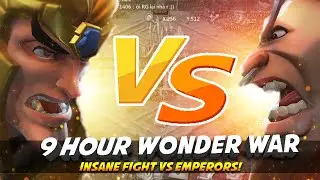 K888 9 Hours Wonder War! Insane Fight Vs Emperor's! - Lords Mobile