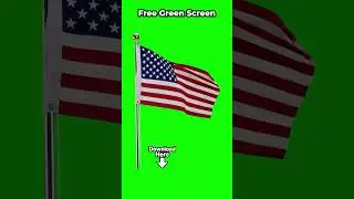 American Flag Loop – Free Green Screen VFX