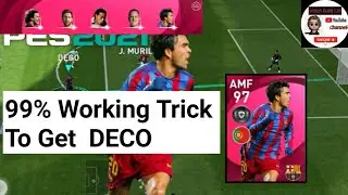 How to get iconic Deco in PES 2021 | Iconic players in PES 2021