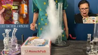 Getting SUPER STONED & Trying EXOTIC MUNCHIES From Around The World!! (MunchPak Unboxing)