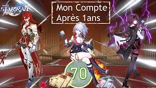 Voici mon compte HSR après 1 an de jeu.