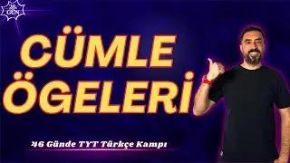 CÜMLENİN ÖGELERİ 📌 46 Günde TYT TÜRKÇE Kampı 2024 +PDF📕(28.Gün) Deniz Hoca