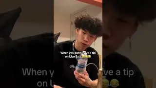 When You Don't Leave A Tip On Uber Eats 