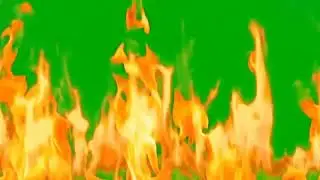 Green Screen Fire | Chroma Key | Copyright Free | Pasvan Bros | 2021.