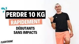 Séance pour PERDRE 10 KILOS rapidement 🔥 SANS SAUT et TOUT DEBOUT - FlashFitHome