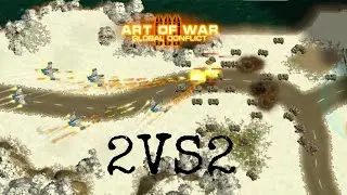 Art of War 3 | 2VS2 Battle | Testing Heroes Units