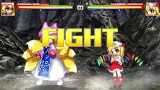 MUGEN yaruko ran(vore/丸呑み) vs flandre scarlet(vore/丸呑み)