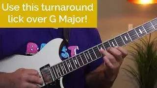 Learn this G Turnaround Solo Finisher Lick