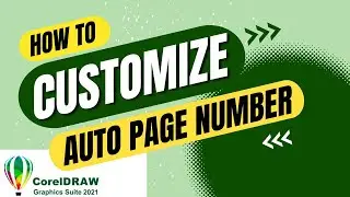 Auto Page Numbering in CorelDRAW 2021 | Custom page Number | Step-by-Step Guide | Al Rafay Computers