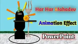 Har Har Mahadev PowerPoint animation video | PowerPoint tutorial | Computer Skills 53 |