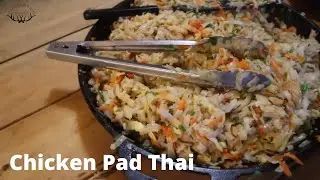 Real Food Chicken Pad Thai Noodle Recipe {VIDEO}