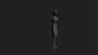 female Idle animation