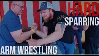 Hard Arm Wrestling Practice with The Boys!