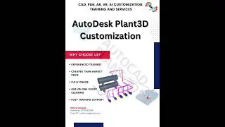 Plant3D Customization #civilengineering #itfield  #cadcustomization # #career #education
