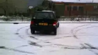 Twingo sur neige