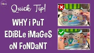 How To Use Edible Images On Buttercream Cakes