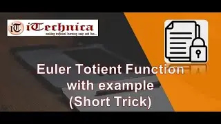 13. Euler Totient Function (short trick)