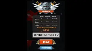 Evo Wars(IO) Shqip - 31Kills dhe Hyra ne Top 10 - ArditGamer Tv