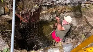 Cleaning 150 year old WELL on our farm in Portugal #2