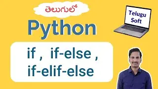 DECISION MAKING STATEMENTS in python in Telugu | 