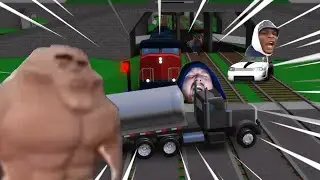 ROBLOX Train Vs Car Crash #3