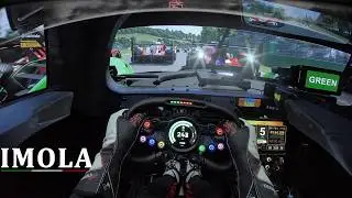 Unleashing the NEW Lamborghini SC63 at IMOLA | LMU | MOZA Vision GS