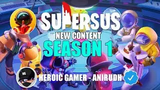 SUPER SUS 🚀 NEW CONTENT ❤ | SEASON 1 😍 | #heroicgameranirudh #gaming #supersus #entertainment