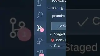 PRIMEIRO COMMIT NO GITHUB PELO VSCODE
