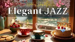 [Elegant Jazz] ☕ Gentle Bossa Nova Piano & Relaxing Cafe Jazz Music for a Positive Day