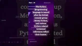 Where did the name python comes from..?!!! 