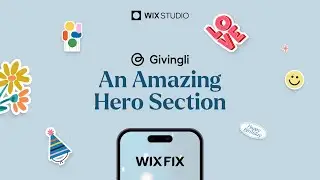 Recreating Givingli - An Amazing Hero Section (Part 2) | Wix Fix