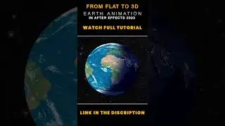 The Enchanting Earth: Astonishing After Effects Journey #aftereffect #adobesoftware