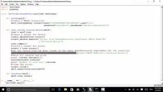 Selenium Python Webdriver Tutorial - Verify Delete Record in Database