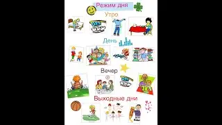 №1 Родиноведение 3 класс. Режим дня.