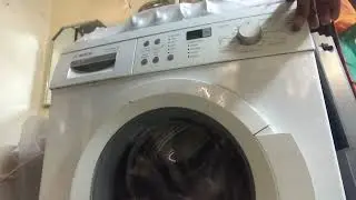 How to reset bosch washing machine?