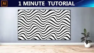 How to Create Wavy Lines Pattern Design | illustrator Tutorial 2020 for Beginners