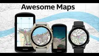 Maps (inc.Ordnance Survey OS Maps, Hiking and Satellite Maps) on Garmin with Awesome Maps