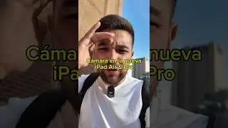 La cámara de la nueva iPad Pro 😨 #shorts #ipad #ipadpro #apple