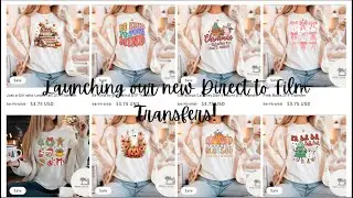 Vlog: Launching our First DTF Transfers! / Small Business Vlog / Direct to Film / Shopify Store