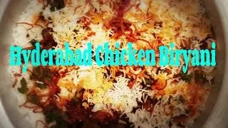 Hyderabadi Chicken Biryani making - Telugu Version