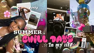 SUMMER CHILL DAYS *in my life* diaries 004| 💓 𐙚 forth or july, inside out, wax apt, days with me