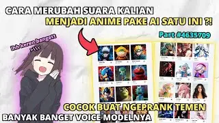 How to change your voice to anime using this AI?! | Suitable for pranking 😂 | Part4635709