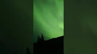 aurores boréales en time lapse #shorts