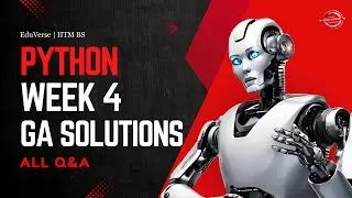 Python Week 4 Graded Assignment | IITM BS Degree | GA Solutions